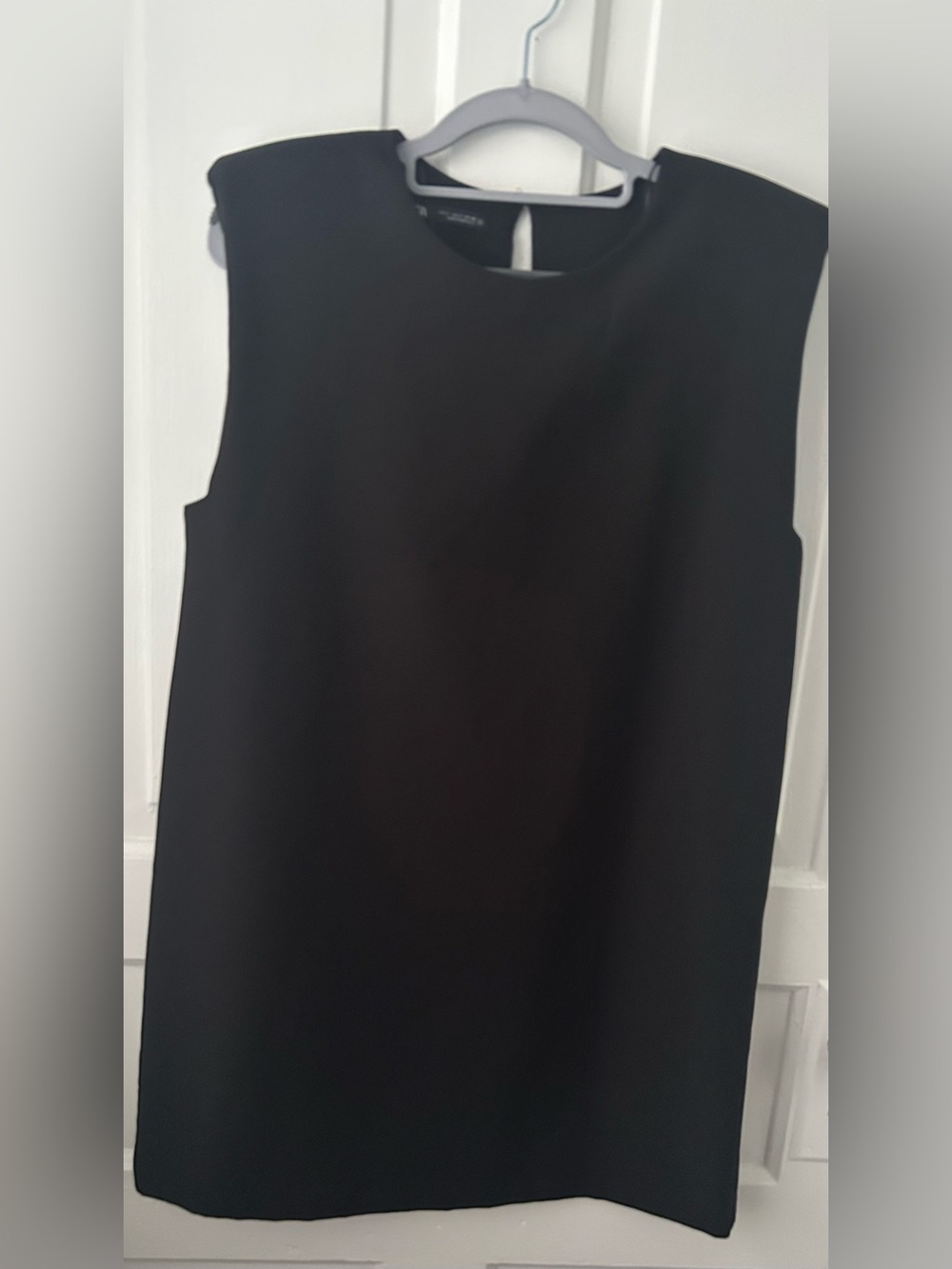 Zara Black Minimalist Sleeveless Dress